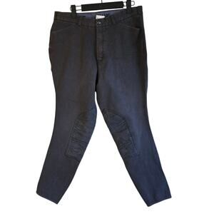 Tuffrider mens horse riding pants gray pants size 34
